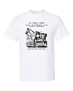 Cat Rides A Horse Tee